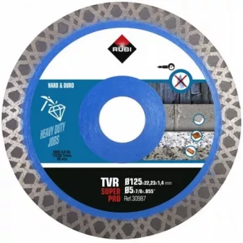 RUBI Turbo Viper Tarcza - TVR SuperPro 125 mm diamentowa tarcza do cięcia