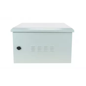 DSIT DS6606-OUT 19 inch zewnętrzna szafa serwerowa do montażu na ścianie IP55 9U 600x450x500mm jasnoszara