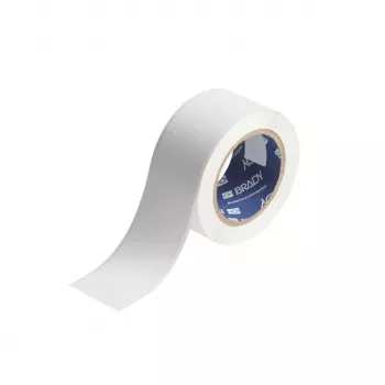 BRADY J40C-2000-2550 Białe etykiety ciągłe papierowe do drukarek Brother QL - 62mm x 30,48m, klej stały, termotransfer bezpośredni, 1 rolka
