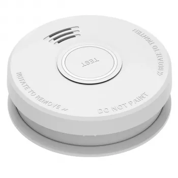 Alecto SD110 Zasilany bateryjnie fotoelektryczny czujnik dymu 85 dB Biały 101 mm