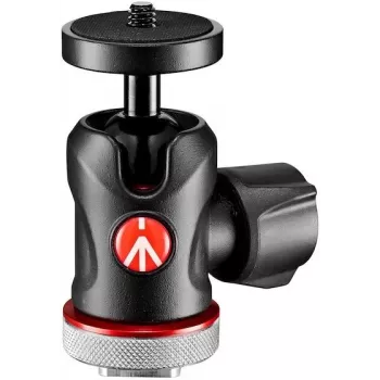 Manfrotto MH492LCD-BH Głowica kulowa do aparatu z mocowaniem na stopkę, czarna