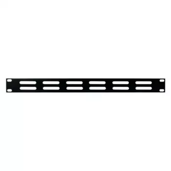 DS-IT 19 inch perforowana zaślepka panelowa 1U czarna