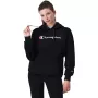 Champion Hooded Damski Sweter z Kapturem Czarny 117529 KK001 M