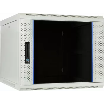 DSIT DS6609W 9U Szafa serwerowa ścienna z drzwiami szklanymi, 600x600x500 mm, czarna