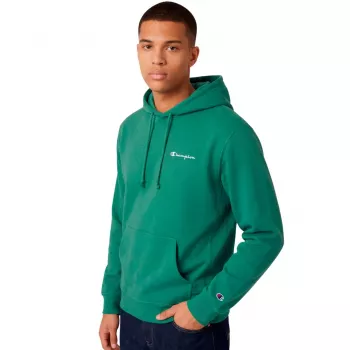 Bluza z kapturem Champion Powerblend Fleece dla mężczyzn, zielona, M