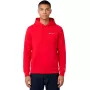 Champion Męska bluza z kapturem Czerwona 221791 RS067 M