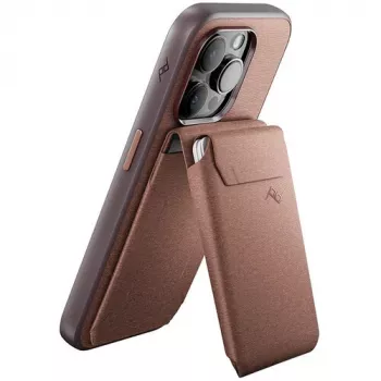 Peak Design Mobile Wallet SlimLink Magnetyczny Uchwyt na Karty ze Stojakiem do MagSafe, Adobe Red