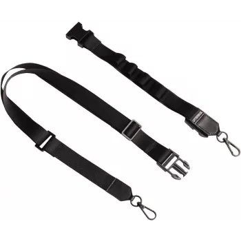 OtterBox 2-in-1 Crossbody Strap with Lanyard Attachment - Czarny
