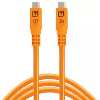 Tether Tools TetherPro USB-C Optima 10G prosty pomarańczowy 3m