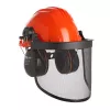 Kask ochronny CLICS z wizjerem siatkowym i nausznikami Climax 43