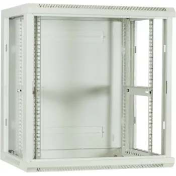DSIT DS6412W 12U szafa serwerowa ścienna z drzwiami szklanymi, 600x450x634 mm, biała