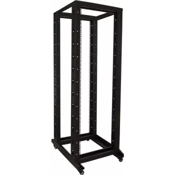 DSIT 42U 19 inch wolnostojąca szafa rackowa na kółkach 600x800x2055 mm czarna (DS-RR6837)