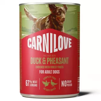 Carnilove Duck & Pheasant Mokra Karma dla Psów, Puszka 400g, Bez Zbóż