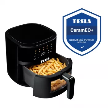 TESLA AirCook Q45 Pro AIRCKQ45PROBLK frytkownica beztłuszczowa z powłoką ceramiczną