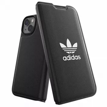 Adidas Originals Booklet Case BASIC do iPhone 14/15/13 6,1 cala Czarny/Biały