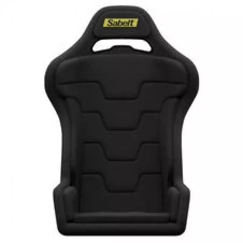 Fotel wyścigowy Sabelt SRS-1 Sim Racing, skorupa z włókna szklanego, tapicerowany - głęboka czerń