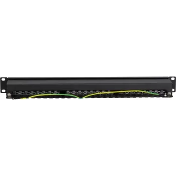 Panel krosowy DSIT DS-IT CAT 5e FTP 24-portowy, 19-calowy, do montażu w szafie Rack