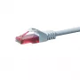DSIT CAT6 U/UTP Przewód sieciowy, 15 m, Biały, 100% miedzi (DC-62-150)