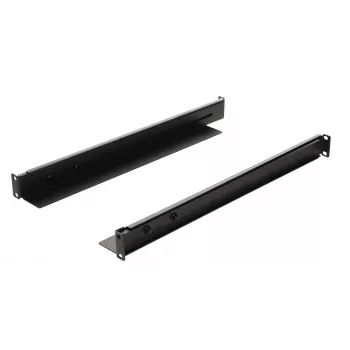 DSIT Regulowane szyny rack do szaf o głębokości 800-1000 mm, nośność 80 kg, 1U, czarne, EIA-310-D, 1 para