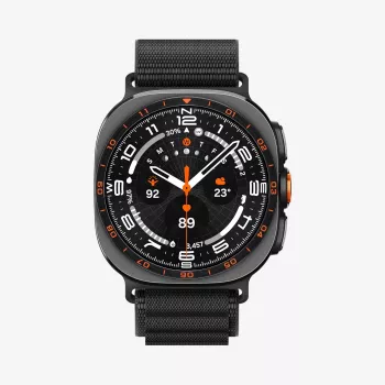 Spigen WBF1 Pasek do Samsung Galaxy Watch Ultra 1/2 2024-2026 (47mm) Czarny