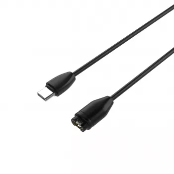 FIXED USB-C do Garmin Kabel ładujący 2m Czarny - Forerunner Fenix Venu Vivoactive Instinct