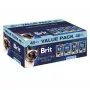 Brit Delicate Fillets w Sosie dla Dorosłych Kotów - 48x85g Multipakiet (Kurczak, Wołowina, Indyk, Łosoś)