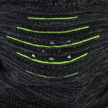 BUFF DryFlx Pro Kominiarka - Czarna, bezszwowa, 4-kierunkowa rozciągliwość, termiczna, odblaskowa