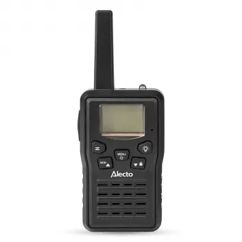 Alecto FR200BK Zestaw Walkie-Talkie 2 szt., zasięg 10 km, PMR446, czarny