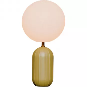New Garden MONICA 50 Oliwkowa lampa stołowa LED – bezprzewodowa, ściemniana, IP44