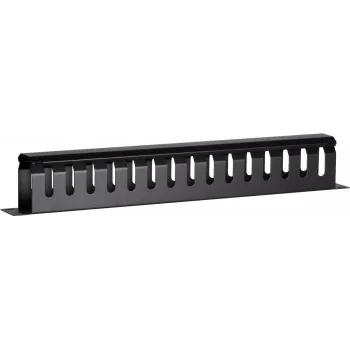 DSIT DS-1902 19 inch Ukryta listwa zarządzająca kablami z przesuwaną osłoną, 1U, czarna
