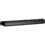 DSIT DS-1902 19 inch Ukryta listwa zarządzająca kablami z przesuwaną osłoną, 1U, czarna