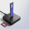AXAGON ADSA-M2C11 stacja USB-C 10Gbps do jednego dysku M.2 NVMe lub SATA SSD