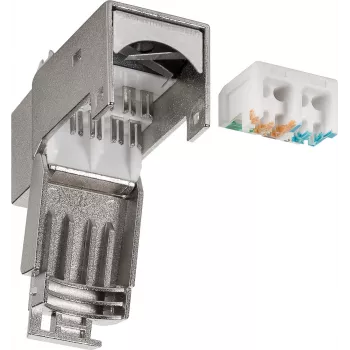 DS-IT CAT6 STP Keystone Jack Toolless RJ45 Moduł