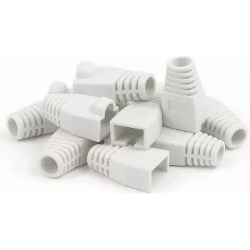 DSIT DANICOM RJ45 Osłona Biała - 10 sztuk (DC-RJ45-BOOT-WHITE-10PCE)