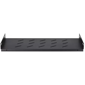 DSIT DS-FH45 Stała półka do szaf ściennych o głębokości 450 mm, 1U, czarna
