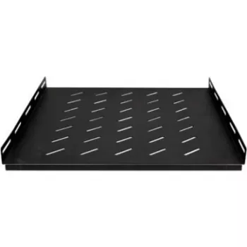 DSIT DS-FH120 Stała Półka Rack do Głębokich Szaf Serwerowych 1200mm, Obciążenie 30kg, 1U, Czarna