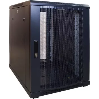 DSIT 15U Mini szafa serwerowa z perforowanymi drzwiami przednimi 600x600x860 mm (DS6615PP-MINI)