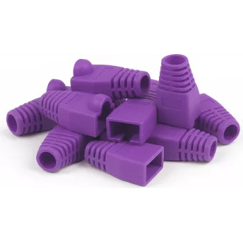 DSIT DANICOM RJ45 Osłona przeciwkablowa (Strain Relief Boot) Fioletowa, 10 szt.