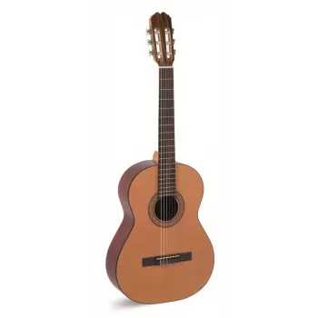 Gitara klasyczna Alvaro Guitars No.20 4/4 pełny rozmiar z nylonowymi strunami, top ze świerku, boki i tył z sapele, wysoki połysk