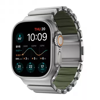 Pasek Nomad Stratos Naturalny Tytan 49mm Leśny