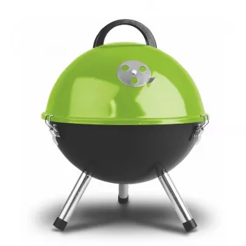 FIELDMANN FZG 1000G Grill węglowy, 44 cm chromowana ruszt, emaliowany korpus stalowy, statyw trójnóg, wyjmowany popielnik, czarny