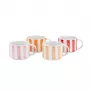 Leopold Vienna Franca Zestaw kubków do kawy, 4 szt., 300 ml, porcelana, biały