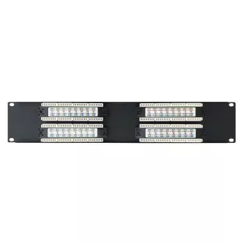 DSIT 19 inch Cat6 UTP 32-Port Patch Panel 2U Czarny