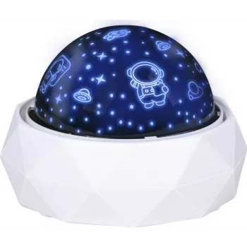 GRUNDIG Projektor gwiazd LED lampka nocna z wirującymi konstelacjami