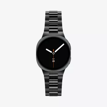 Spigen Modern Fit 316L Stalowa Bransoleta do Samsung Galaxy Watch 8 / 9 / Classic (40 / 44 / 46mm) Czarna