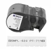 BRADY BMP51/BMP53/M511 Samolaminująca się etykieta na przewody z winylu, biała/przezroczysta, 38,1 mm x 25,4 mm, 160 etykiet/rolka