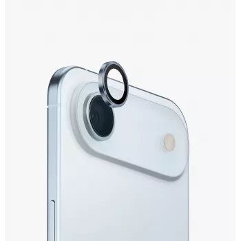 UNIQ Optix Aluminium ochraniacz na obiektyw aparatu do iPhone Air z aplikatorem, niebieski (Uni001869)