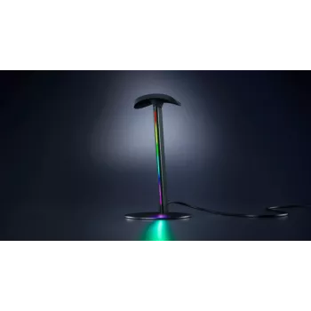 RAZER Base Station V3 Chroma RGB Podstawka pod słuchawki z hubem USB 3.1 2-portowym - Czarny