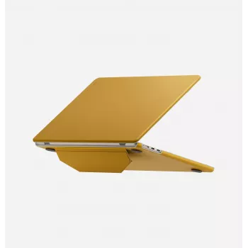 UNIQ Lyden Versa Ochronna etui typu folio dla MacBook Air 13 inch (M2 2022 / M3 2024 / M4 2025 / M5 2026) - Żółty