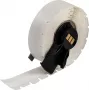 BRADY M6C-375-498 Etykieta z tkaniny winylowej, wielofunkcyjna, wielokrotnego pozycjonowania, biała, 9,53 mm x 9,14 m